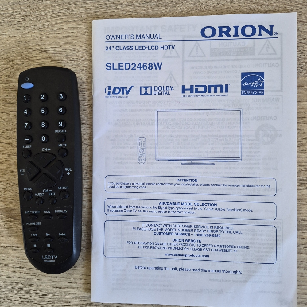 Orion Flat Screen TV - Picture 7 of 8
